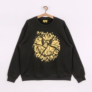 Chinatown Market Shattered Smiley Face Sweater - Brand new, never worn, no tags